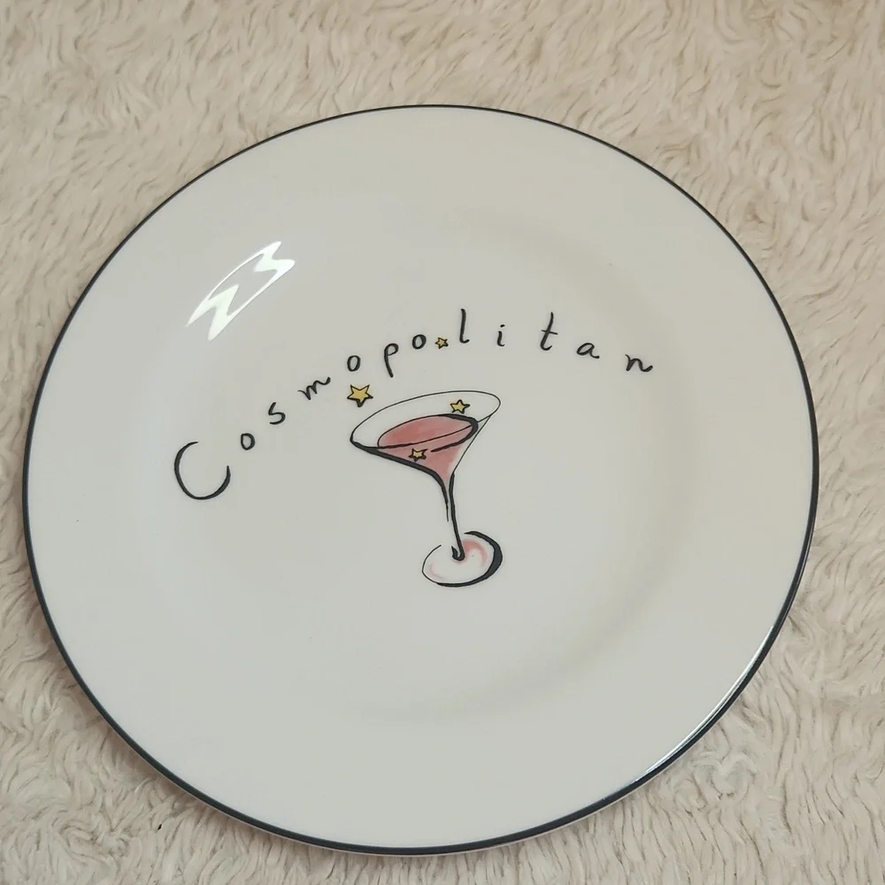 Pottery Barn Martini Dessert Plates